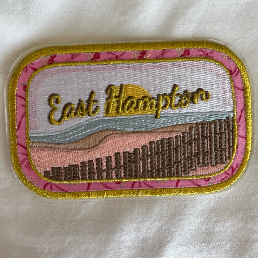 Stoney Clover Ln East Hampton Embroidered, Sticker Patch. Never Used
